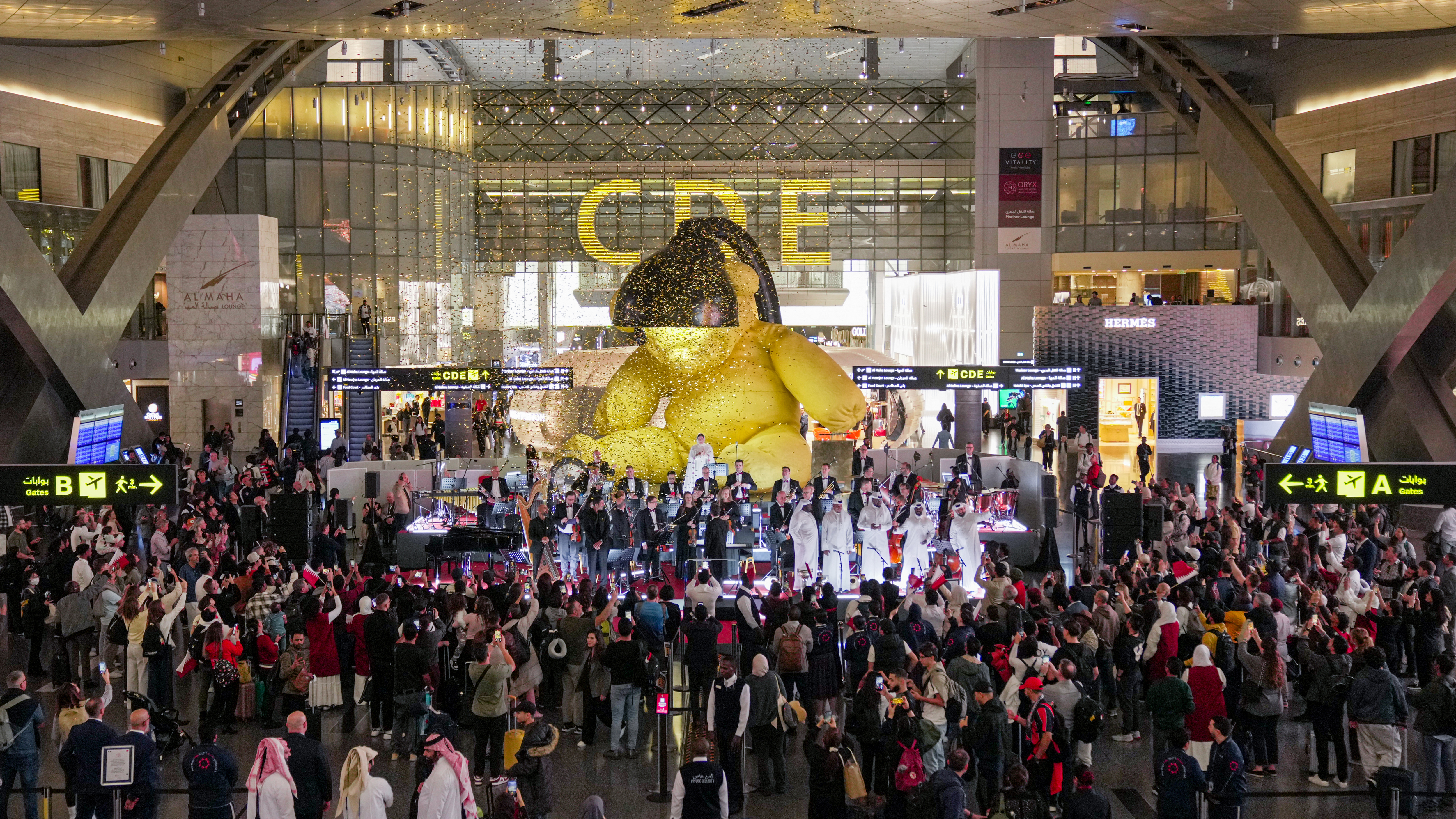 Hamad International Airport Transforms into a Global Stage for Qatar’s National Day
