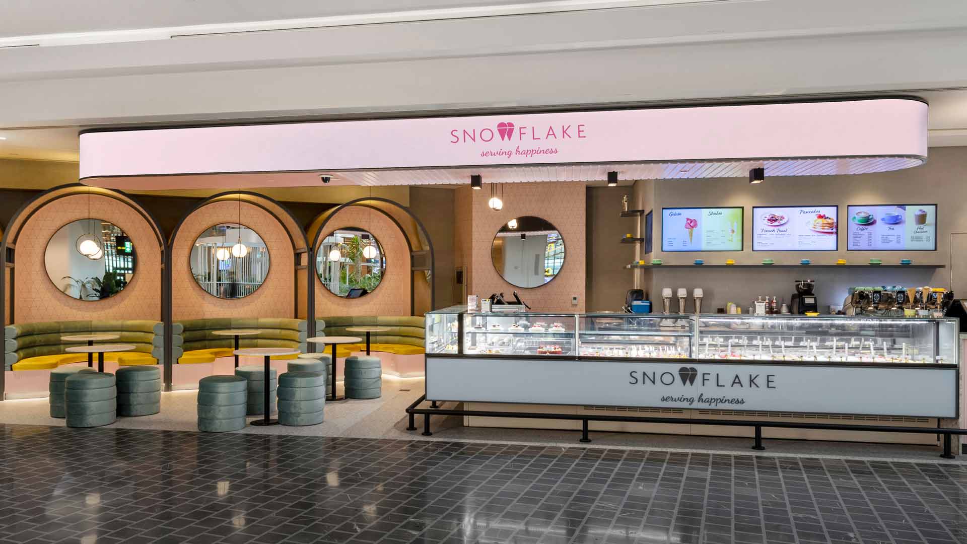 Snowflakes Ice Cream