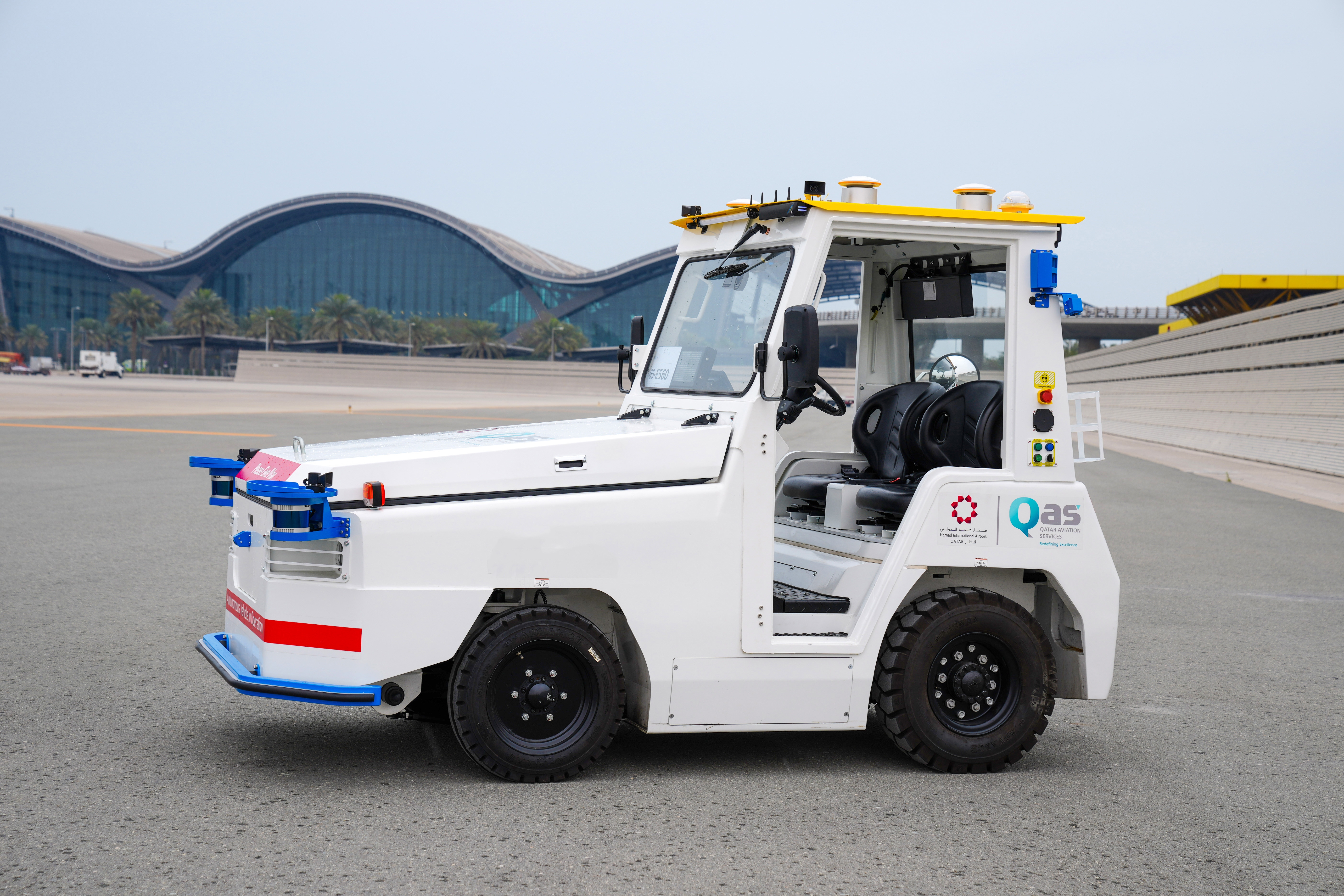Autonomous Vehicle Trials Begin at Hamad International Airport