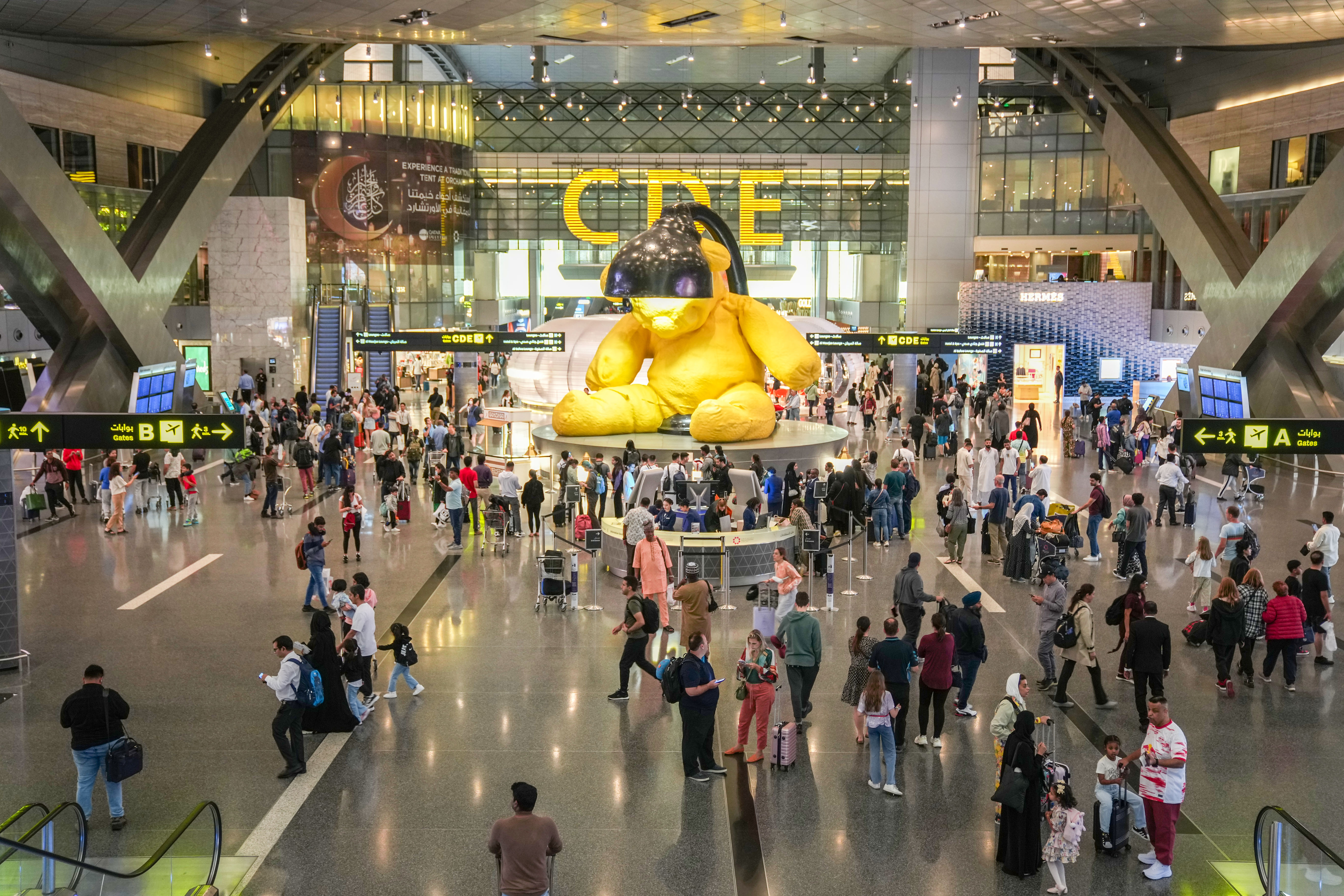 Hamad International Airport Records a 44.5% increase in passenger traffic in Q1 2023