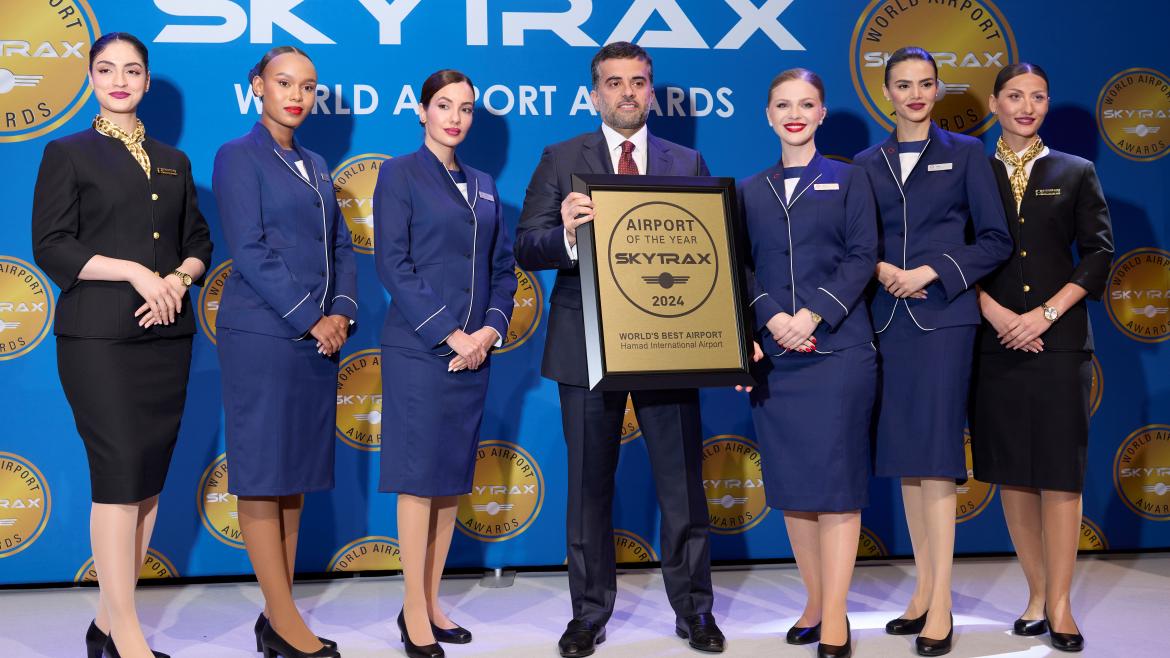 Hamad International Airport Recognised as the “World’s Best Airport” at the 2024 Skytrax World Airport Awards
