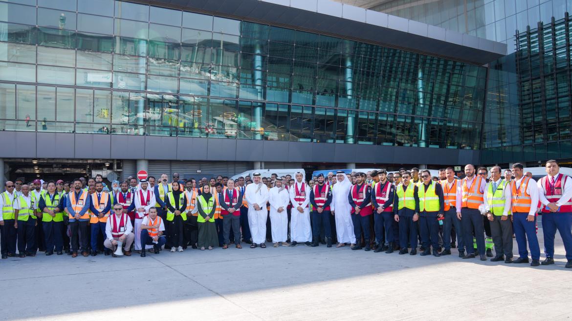 شركة "مطار" تختتم فعاليات أسبوع الأمن والسلامة  في مطار حمد الدولي