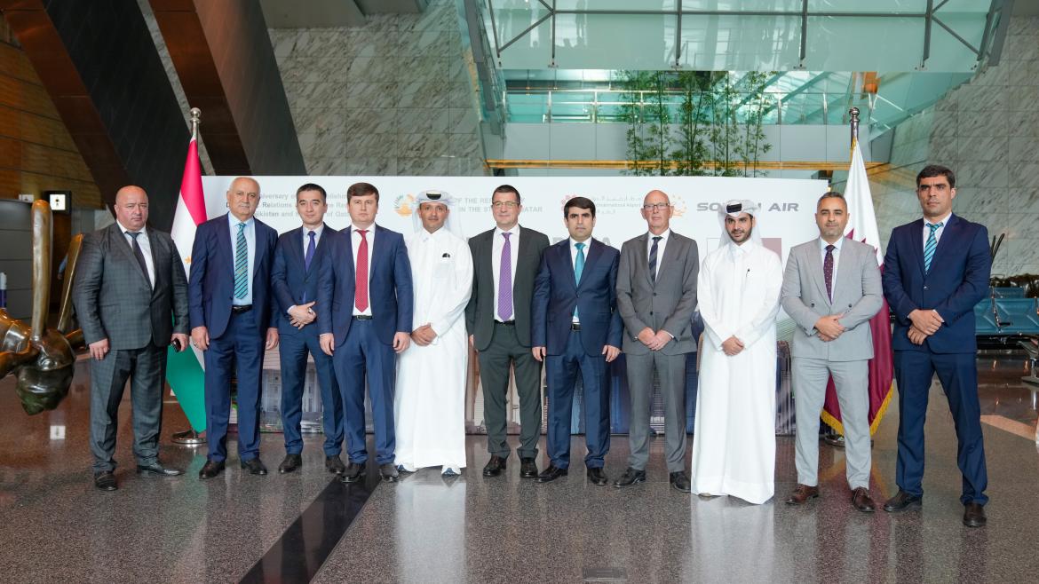 مطار حمد الدولي يرحب برحلات الخطوط الجوية الطاجيكية "سامان إير" التي تربط بين دوشانبي و الدوحة